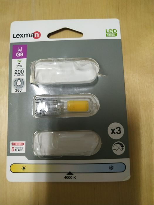 5 lâmpadas LED | marca Lexman
Fotografias frente e verso

Posso enviar