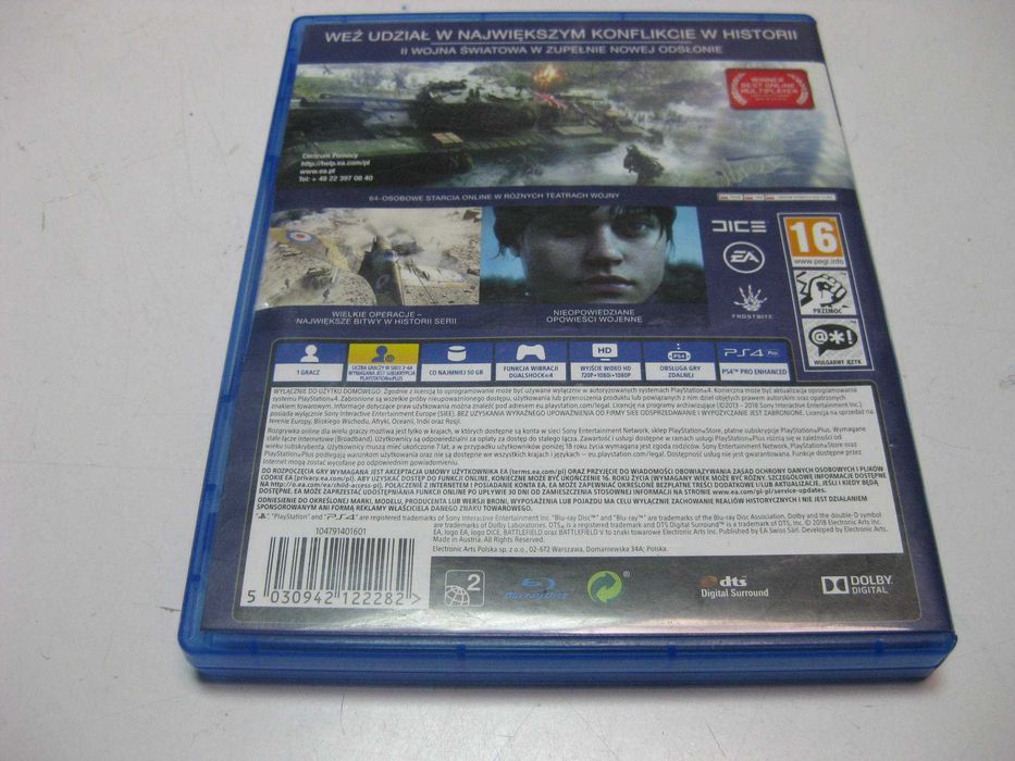 Gra na PS4 PlayStation 4 Battlefield V PL