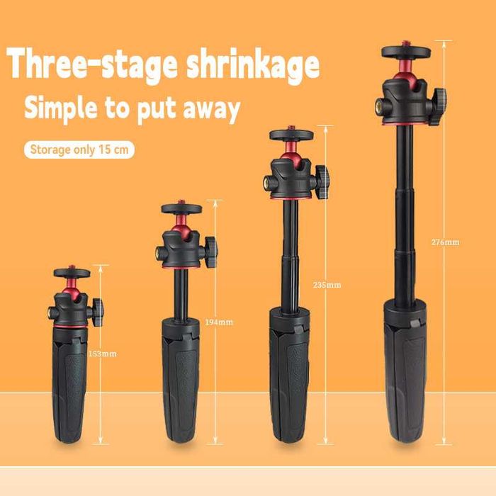 Mini statyw MT-08 do telefonu kamery DJI Action GoPro selfie stick
