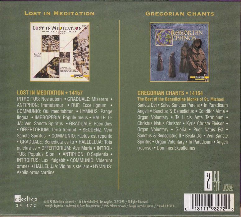 2 CD Box - Canto Gregoriano423210569234524161