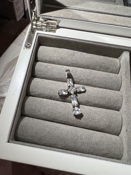 Крестик подвеска серебро