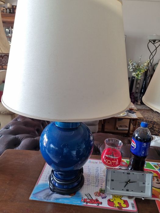 Lampy ceramiczne z Francji lata 1950
