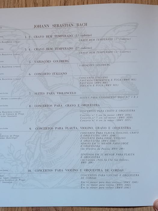 Antologia da Música Europeia - 18 discos de vinil