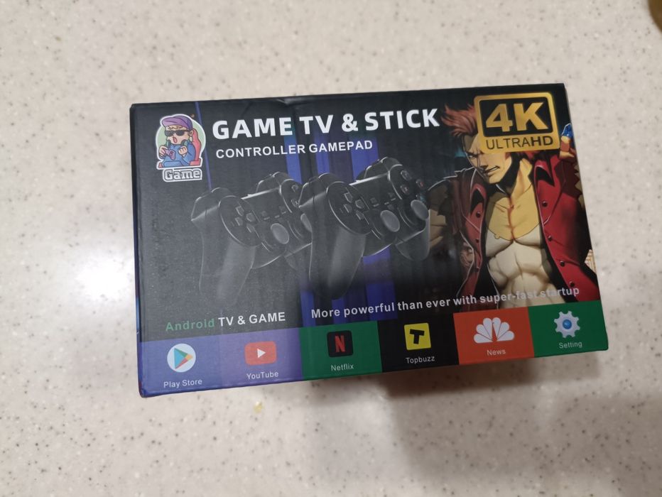 ігрова консоль 4K GT65 DATA FROG с Android TV +карта 64 гб