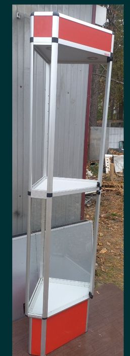 Торгові меблі, стелаж,  вітрина, алюмінієва