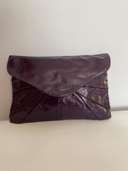 Kopertówka torebka śliwkowa