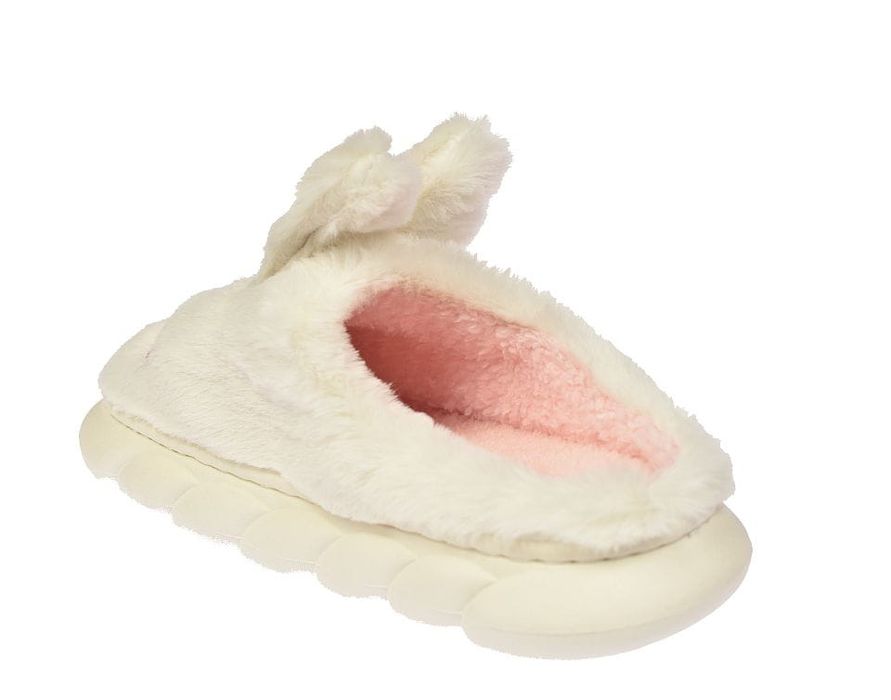 Kapcie zwierzaki pantofle domowe damskie białe 121B wt roz.41