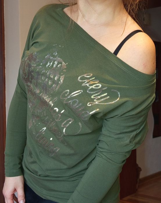 Turecka tunika khaki bawełniana Free Still