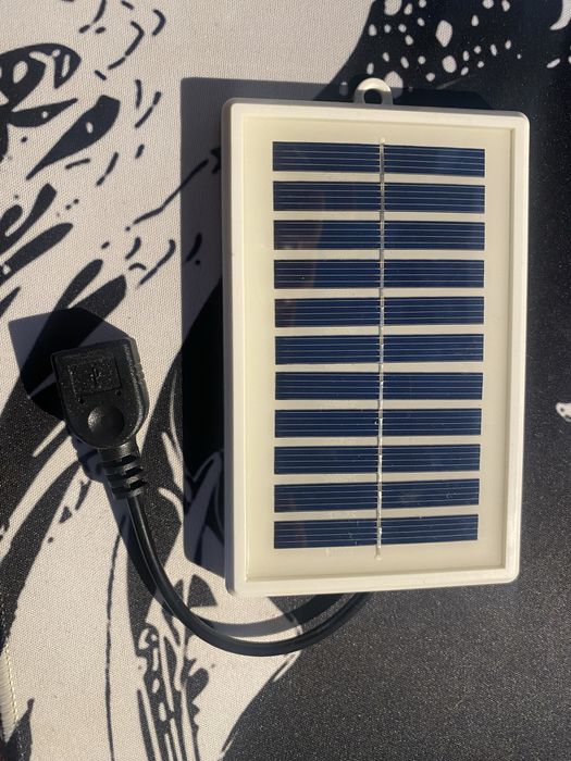Painel solar com USB
