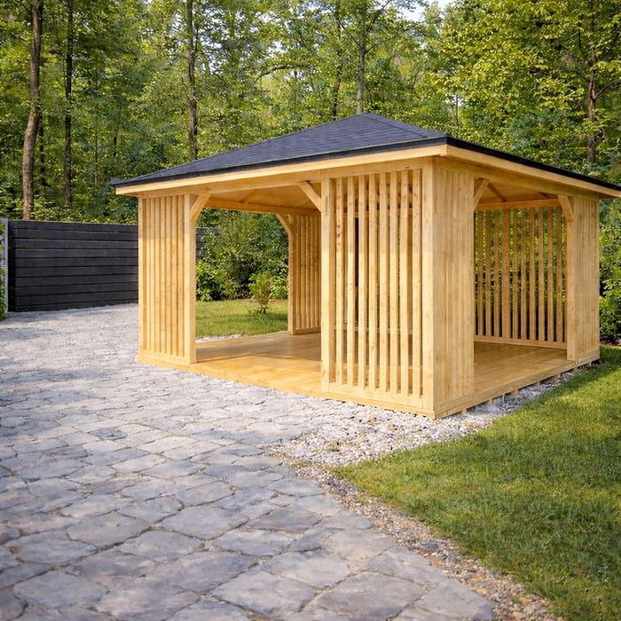 Altana ogrodowa 3x3, Wiata ogrodowa 3x3