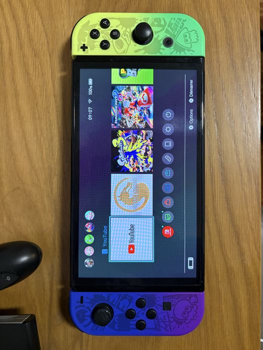 Nintendo switch oled  splatoon 3 edition
