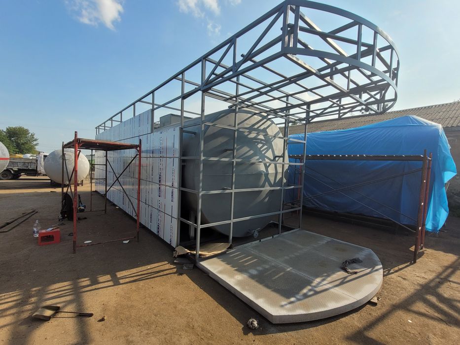 АЗС резервуар ємність для палива цистерна бочка під бензин дп