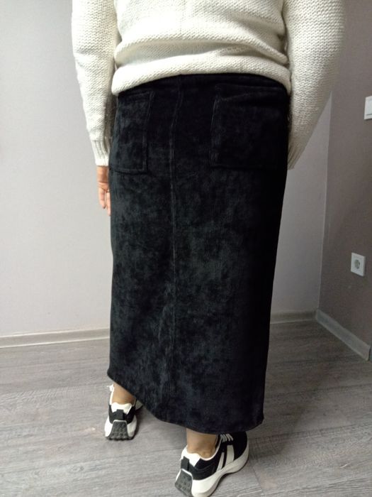 Розкішна вельветова спідниця
