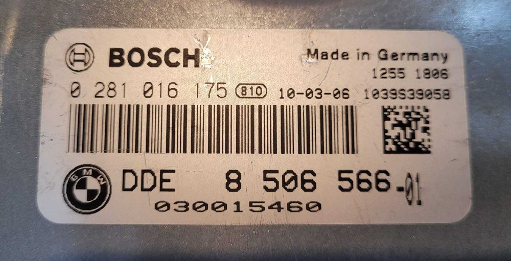 Komputer sterownik silnika CAS zestaw startowy BMW 2.0d N47D20C 184km