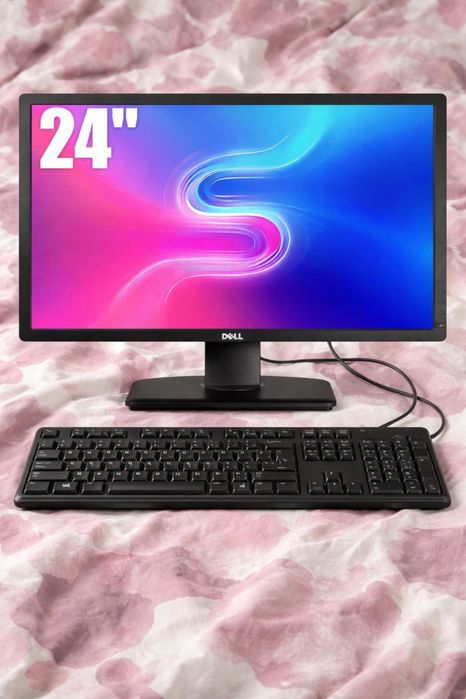 Monitor  Dell UltraSharp U2412M  24 + klawiatura