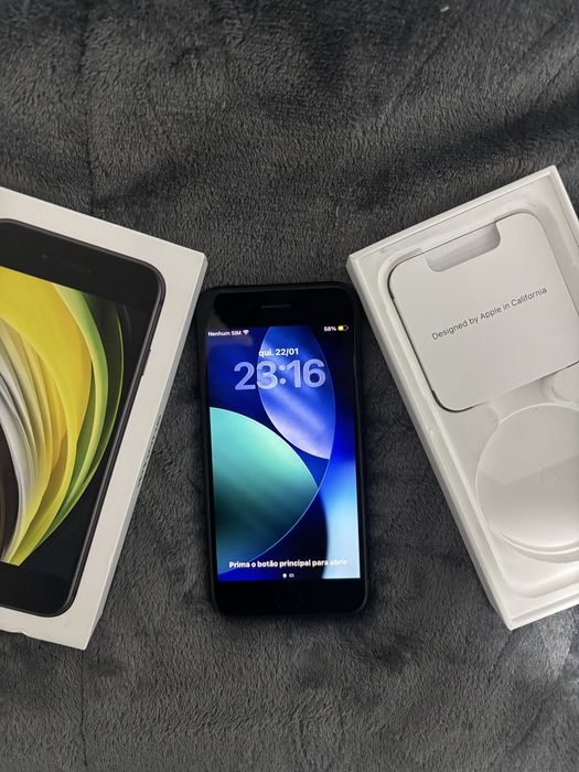 iPhone SE 2020 64GB – iOS 26, Desbloqueado – 95€