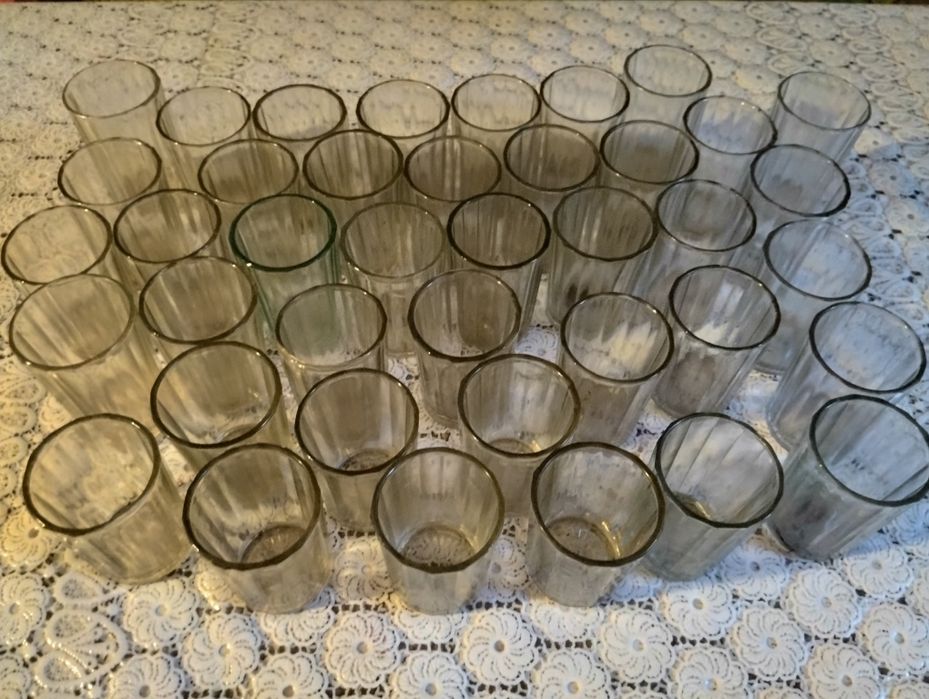 Гранені чарки 100 мл. 40 шт