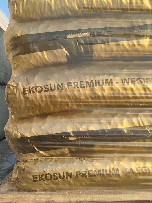Węgiel Groszek EKOSUN Premium 26-28 tylko 3% popiołu worki 20kg Dostawa Gratis