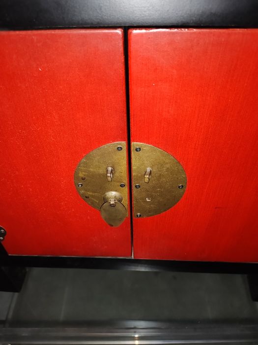 Mesinha de apoio, mesa de cabeceira, estilo oriental