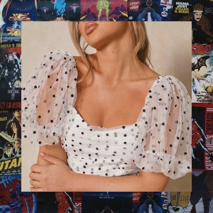 Трендова сукня з об'ємними рукавами  Вечірня