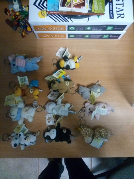 porta-chaves peluches