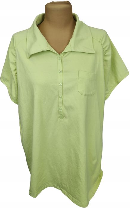 Faded glory pistacjowa koszulka polo nowa 42/44