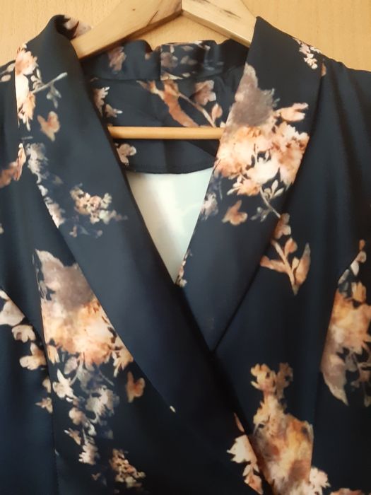 Vestido azul floral NOVO