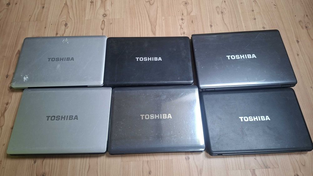 Laptopy Toshiba 6 sztuk
