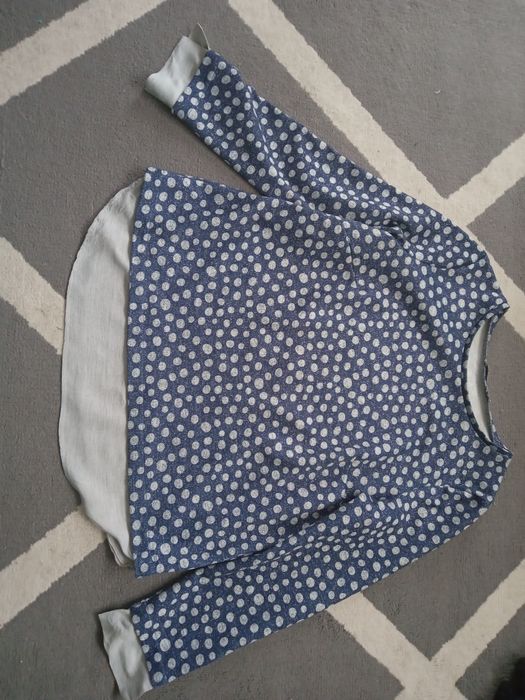 Bluzka z imitacja koszuli