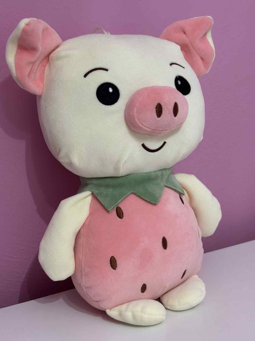 Pluszowa świnka truskawka