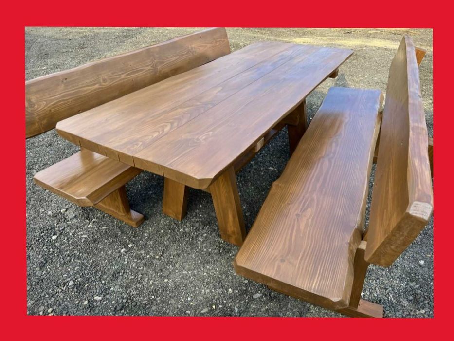 PRODUCENT | Góralskie Meble Ogrodowe z litego drewna | meble do ogrodu | komplet GÓRAL