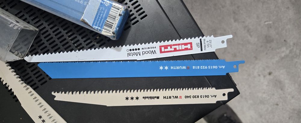 Ostrza do piły szablastej lis ogon Hilti wurth