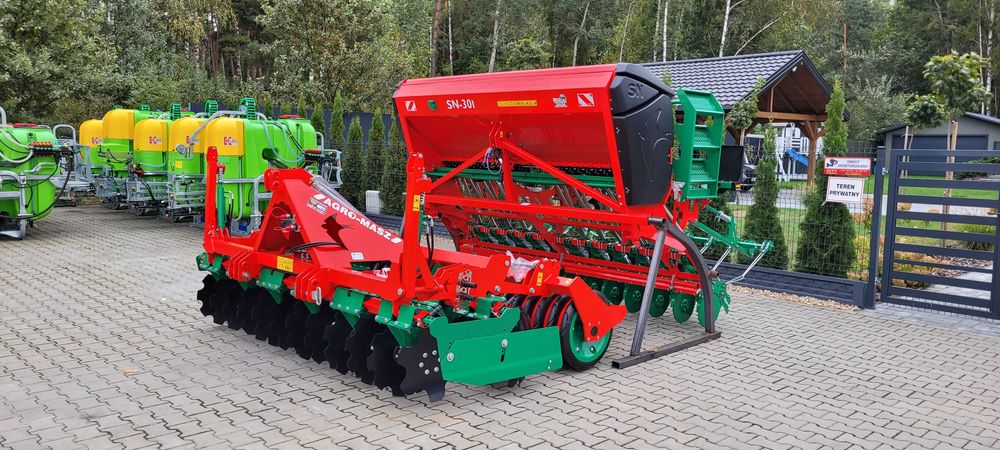 Zestaw nabudowany Agregat talerzowy Siewnik 2 talerz Agro-masz