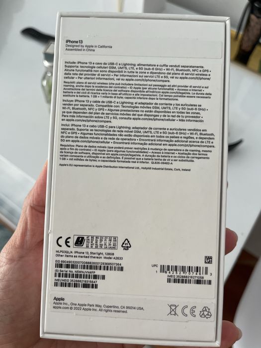 Iphone 13 128gb branco