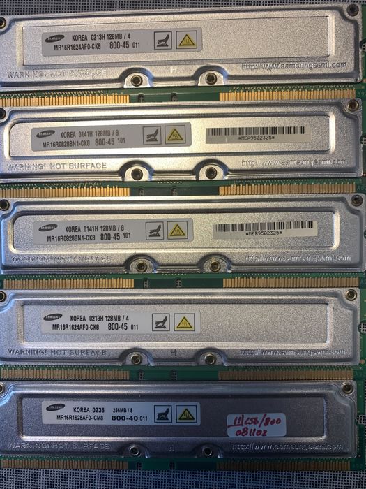 RAM Memory 4 x 128 + 1 x 25664740199654786120