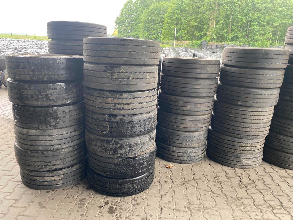 Opony używane ciężarowe Pogłębiane 235/75R17.5 DUŻA ILOŚĆ RÓŻNE MARKI