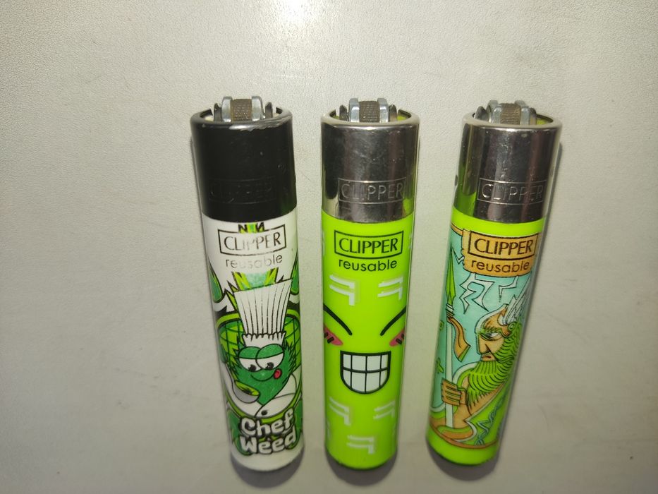 Zapalniczki Clipper reusable SPRAWNE