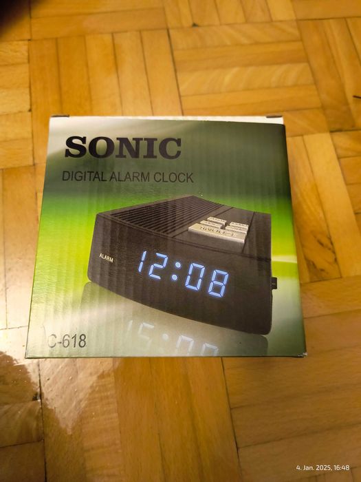 Budzik LED elektroniczny