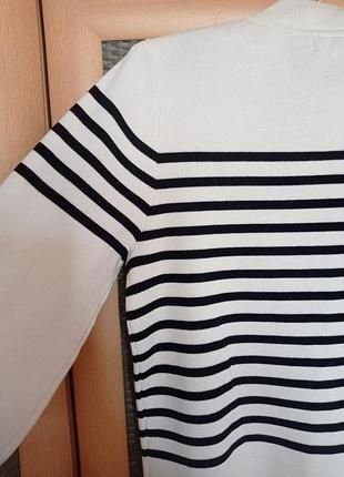 Брендовый свитер в полоску karl lagerfeld