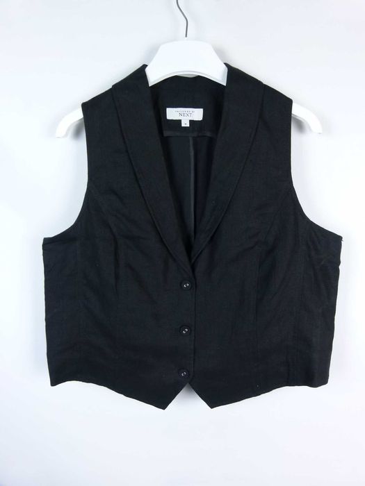 Next Tailored damska lniana kamizelka 18 / 46