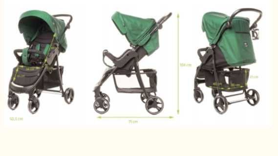 4Baby Wózek Spacerowy Rapid XXIII Green