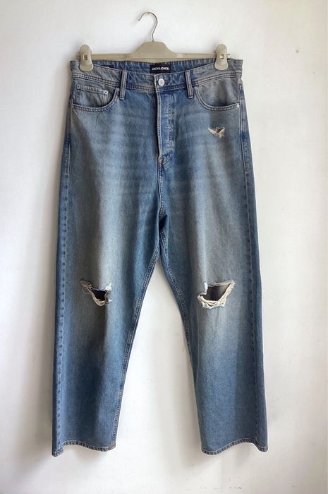 Нові сині чоловічі джинси  баггі Jack & Jones BAGGY / ALEX р.32