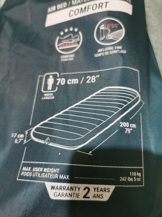 Colchão insuflável - NOVO