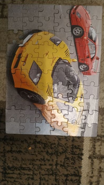 Пазли машинки, звірі