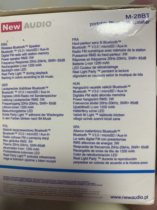 Колонка блютуз