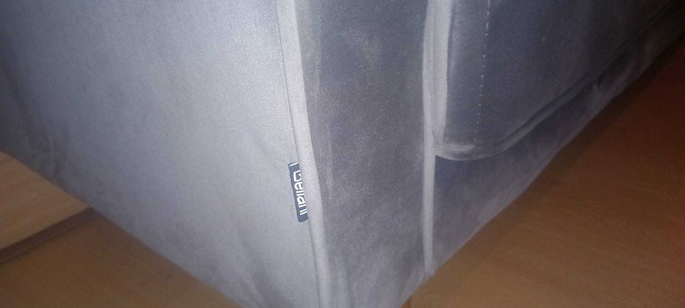 Sofá Chaise longue MIRAMAS Veludo Taupe