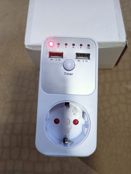Розетка з таймером для usb