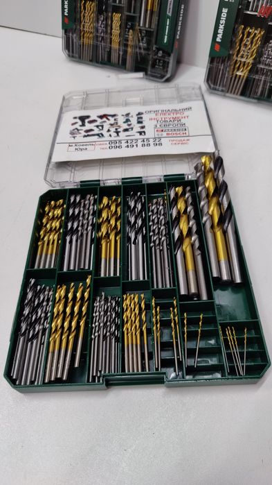 ОРИГІН набір УНІВЕРСАЛ свердл GERMAN Parkside 100 шт/сверл/набор/компл