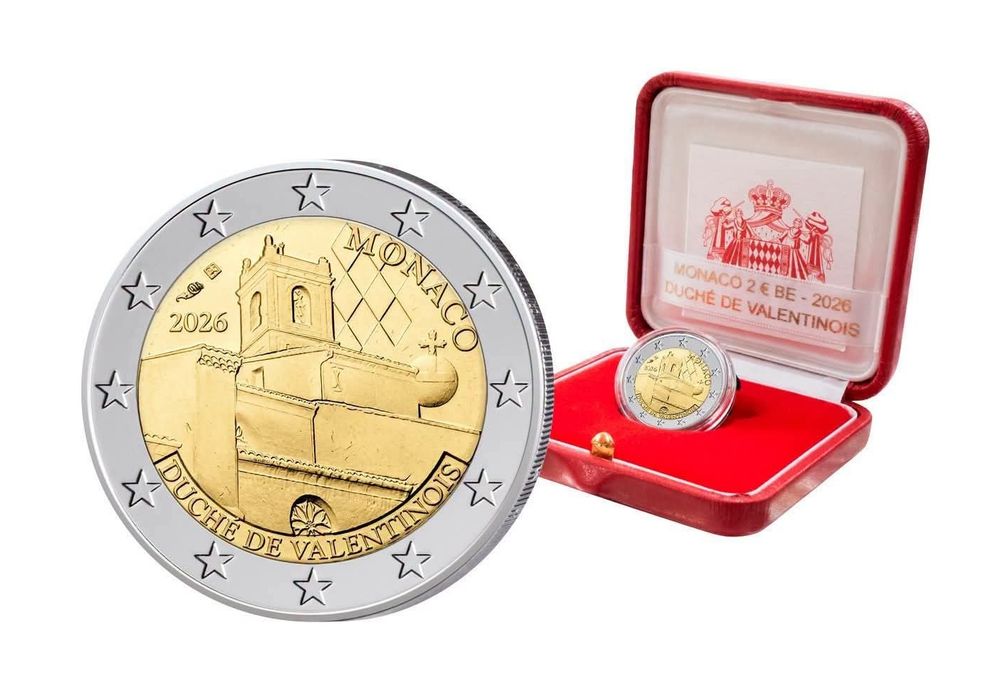 Mónaco 2 € Proof Ducado de Valentinois 2026