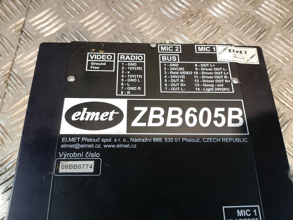 Wzmacniacz Autobusowy Zbb605B Elmet